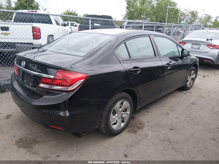 2013 HONDA CIVIC auction photo 4