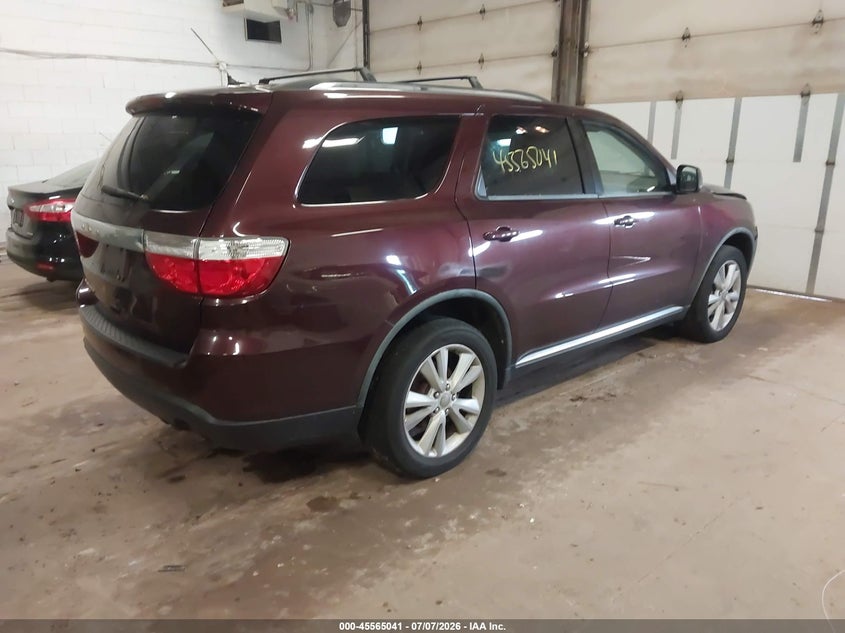Vin: 1c4rdjag8cc144640, lot: 46063370, dodge durango sxt 20124