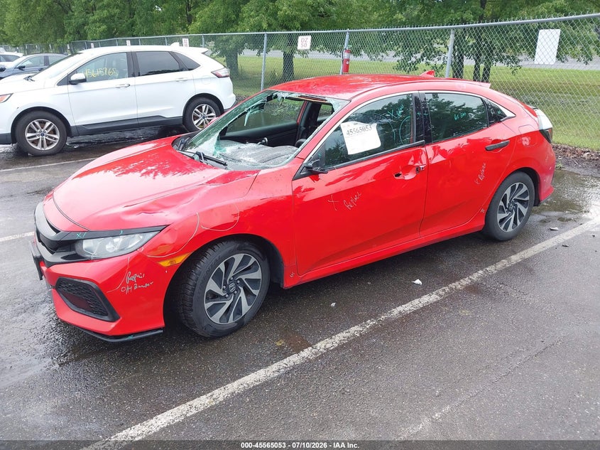 2019 Honda Civic, Удар спереду, IAAI, VIN SHHFK7H30KU406567 — фото 2