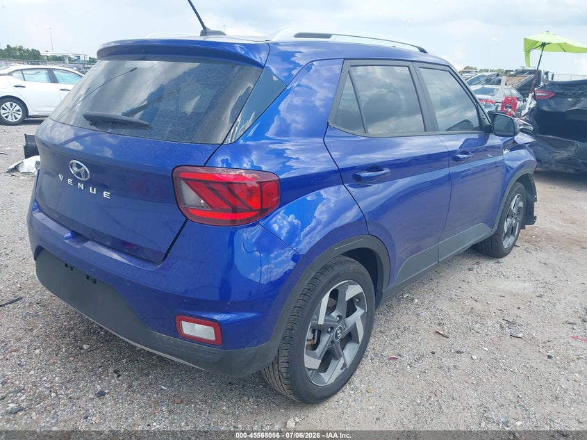 Vin: kmhrc8a33su376558, lot: 46063385, hyundai venue sel 20254