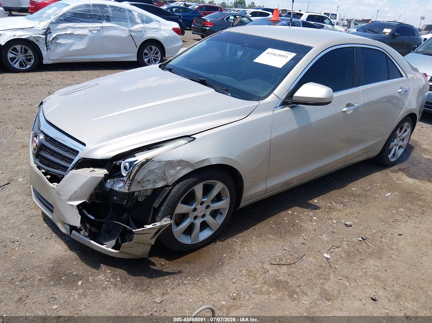 2014 Cadillac ATS, Front End, IAAI, VIN 1G6AA5RAXE0119386 — photo 2