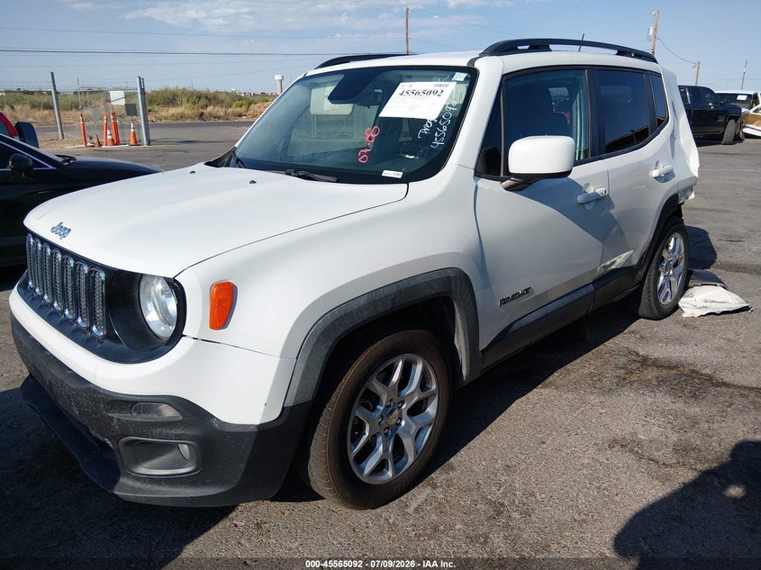 2017 Jeep Renegade, Левый зад, IAAI, VIN ZACCJABB7HPG31400 — фото 2