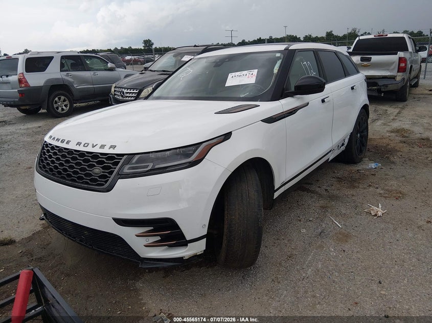 Vin: salyl2rv8ja720025, lot: 46063503, land rover range rover velar p380 se r-dynamic 20182
