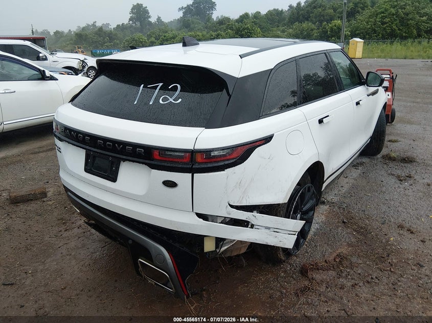 Vin: salyl2rv8ja720025, lot: 46063503, land rover range rover velar p380 se r-dynamic 20184