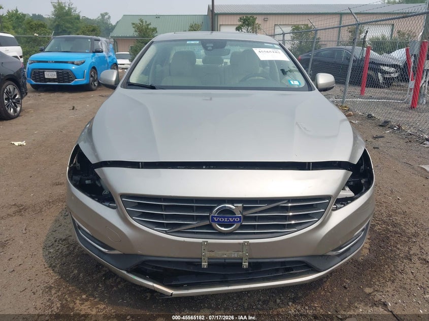 2016 Volvo S60 T5 Drive-E Premier VIN: YV126MFK8G1398127 Lot: 45565182