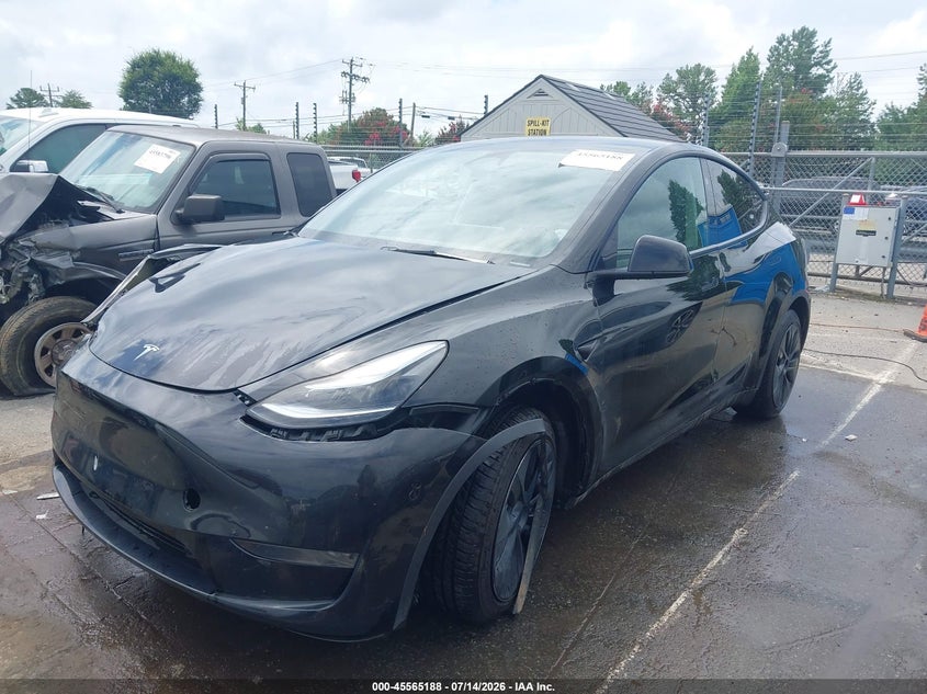 Vin: 7saygded6sa352618, lot: 46063517, tesla model y long range dual motor rear-wheel drive 20252