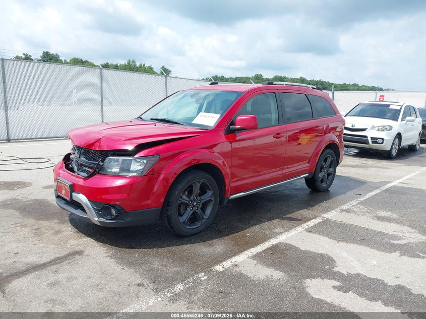 2019 Dodge Journey, Front End, IAAI, VIN 3C4PDCGG4KT769789 — photo 2