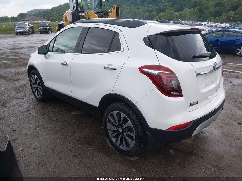 Vin: kl4cjgsm0kb856726, lot: 46063588, buick encore awd essence 20193