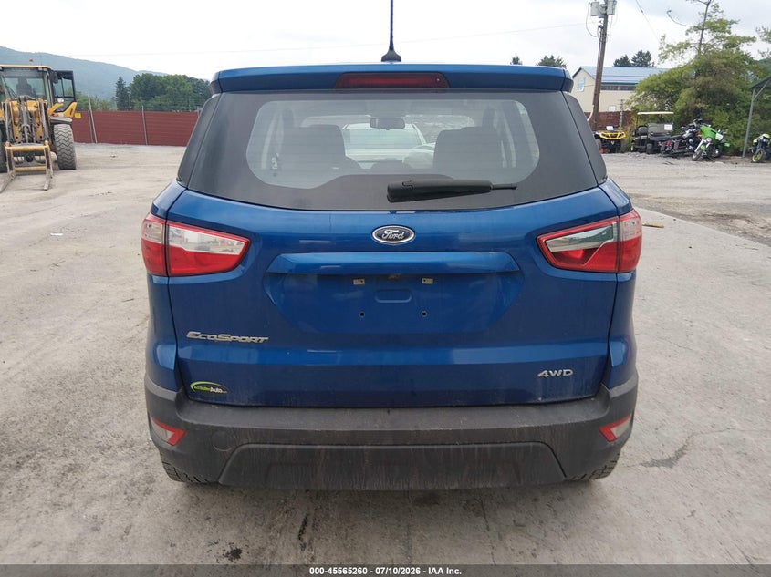 2020 Ford Ecosport S VIN: MAJ6S3FL2LC356420 Lot: 45565260