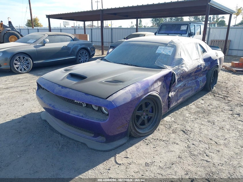 Vin: 2c3cdzc9xgh142768, lot: 46063623, dodge challenger srt hellcat 20162