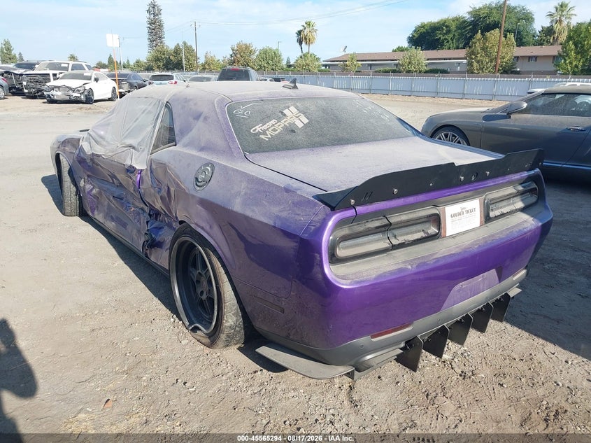Vin: 2c3cdzc9xgh142768, lot: 46063623, dodge challenger srt hellcat 20163