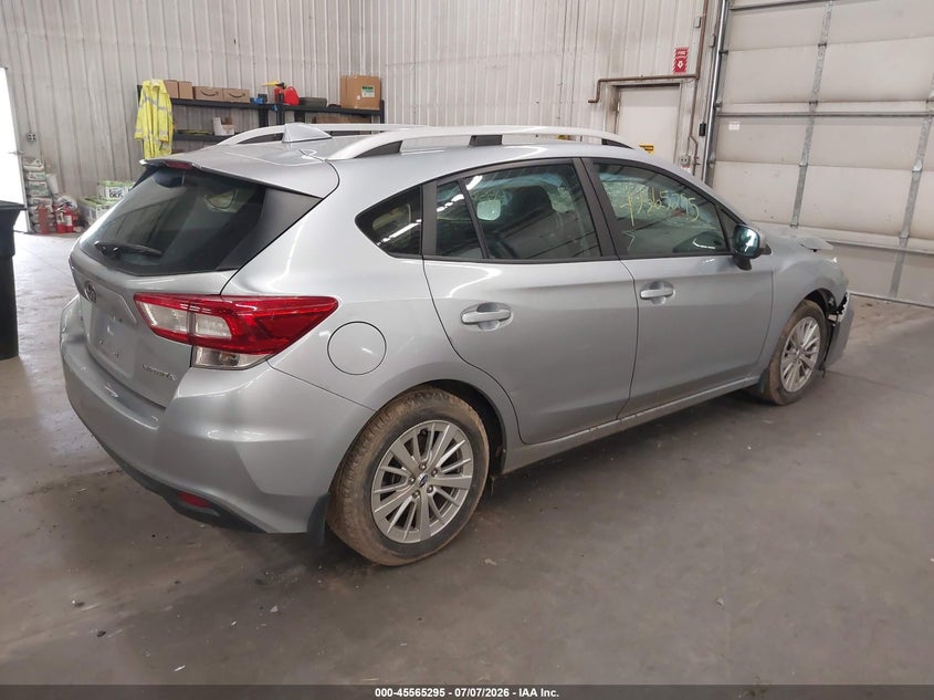 Vin: 4s3gtad60j3715810, lot: 46063625, subaru impreza 2.0i premium 20184
