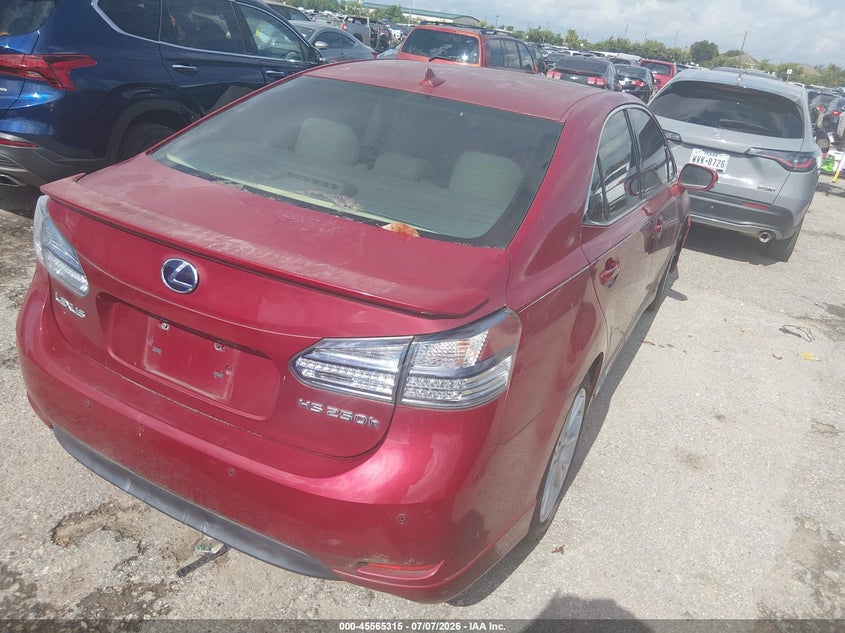 2010 LEXUS HS 250H auction photo 3