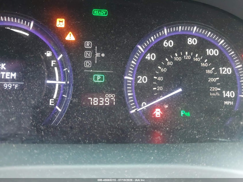 2010 LEXUS HS 250H auction photo 7