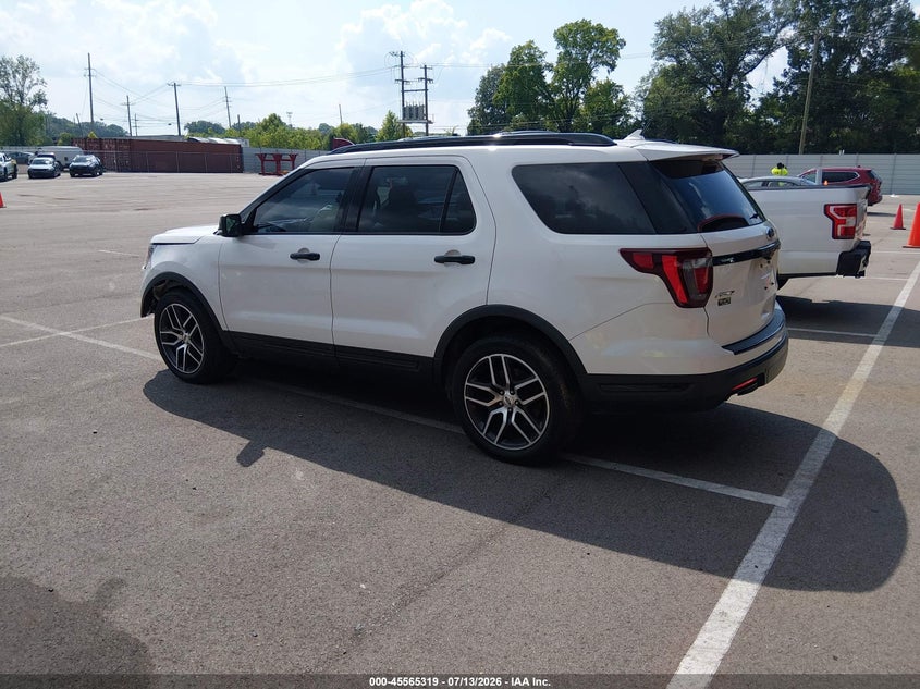 Vin: 1fm5k8gtxjga53680, lot: 46063648, ford explorer sport 20183