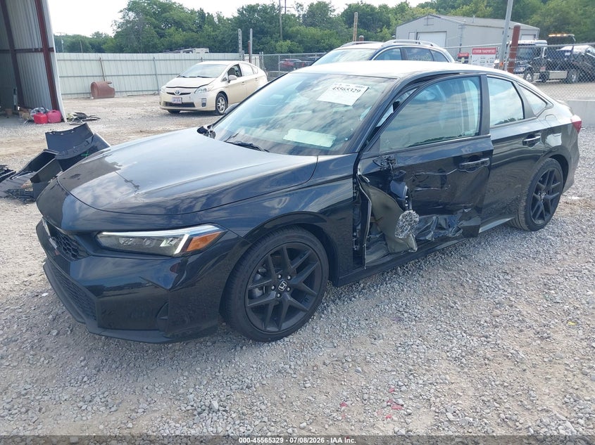 2026 Honda Civic, Left Side, IAAI, VIN 2HGFE2F52TH516212 — photo 2