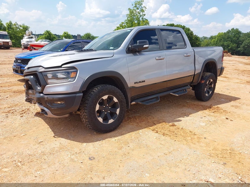 Vin: 1c6srflt9ln375195, lot: 46063683, ram 1500 rebel  4x4 5'7 box 20202