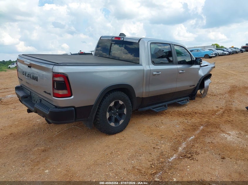 Vin: 1c6srflt9ln375195, lot: 46063683, ram 1500 rebel  4x4 5'7 box 20204
