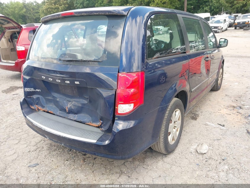 Vin: 2c4rdgbg3dr507212, lot: 46063687, dodge grand caravan american value pkg 20134