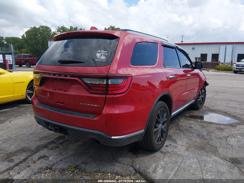 Vin: 1c4sdjetxec267767, lot: 46063772, dodge durango citadel 20144