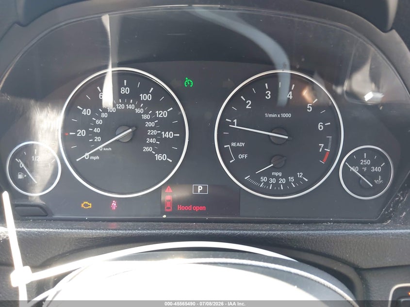 2014 BMW 320I VIN: WBA3B1C57EP679054 Lot: 45565490