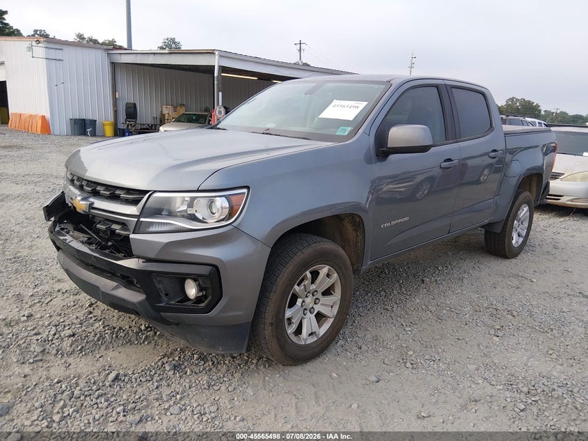 Vin: 1gcgscen6m1158325, lot: 46063827, chevrolet colorado 2wd  short box lt 20212