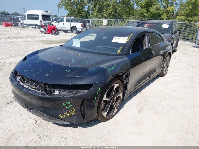 Vin: 50ea1tea5pa002959, lot: 46063861, lucid air touring 20232