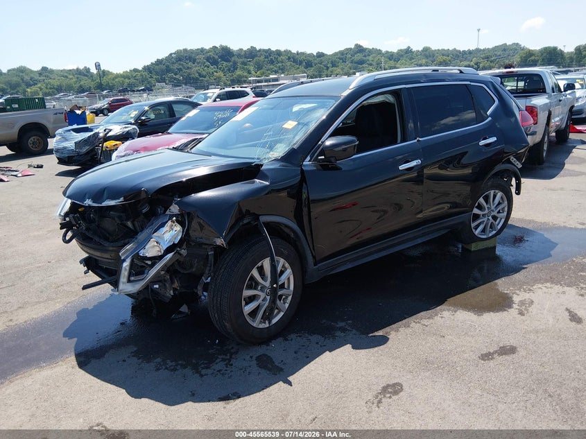2018 Nissan Rogue, Front & Rear, IAAI, VIN KNMAT2MV0JP528269 — photo 2