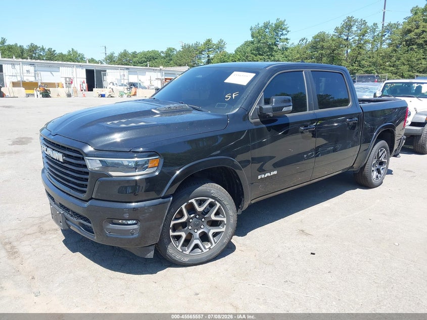 Vin: 1c6srfjp2tn223961, lot: 46063886, ram 1500 laramie  4x4 5'7 box 20262