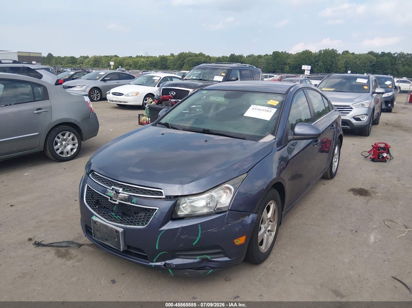 2014 Chevrolet Cruze, Удар спереду, IAAI, VIN 1G1PC5SB1E7290841 — фото 2