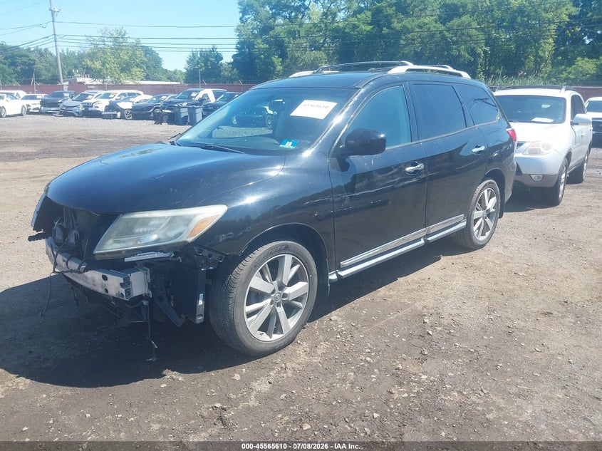 Vin: 5n1ar2mm4ec686161, lot: 46063938, nissan pathfinder platinum 20142