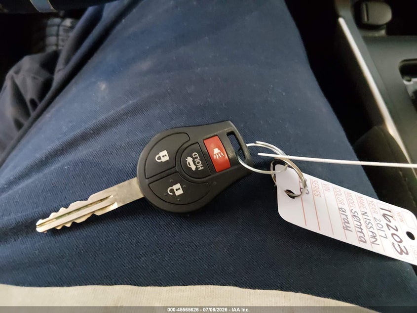 2017 NISSAN SENTRA SEDAN 1.8L I-4 DOHC, VVT, 124HP