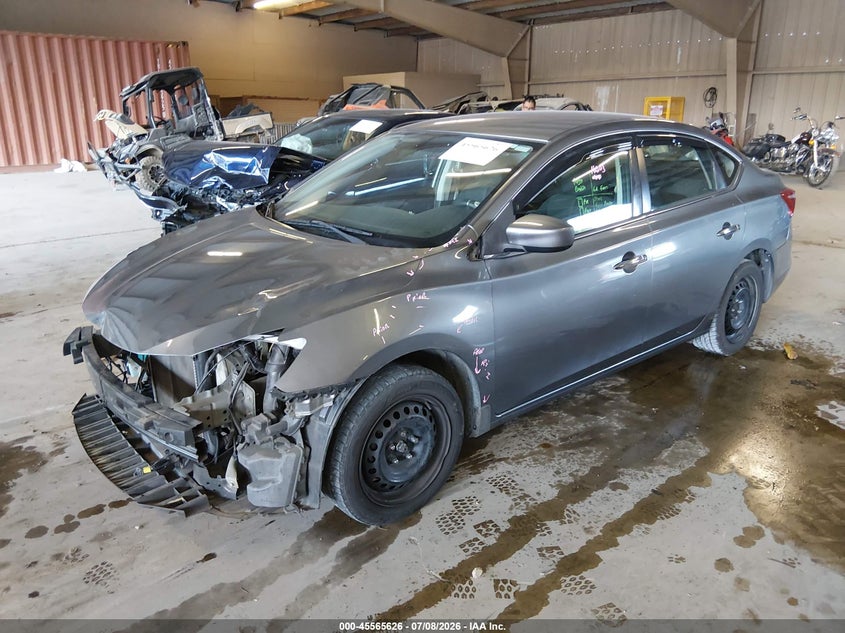 2017 NISSAN SENTRA SEDAN 1.8L I-4 DOHC, VVT, 124HP