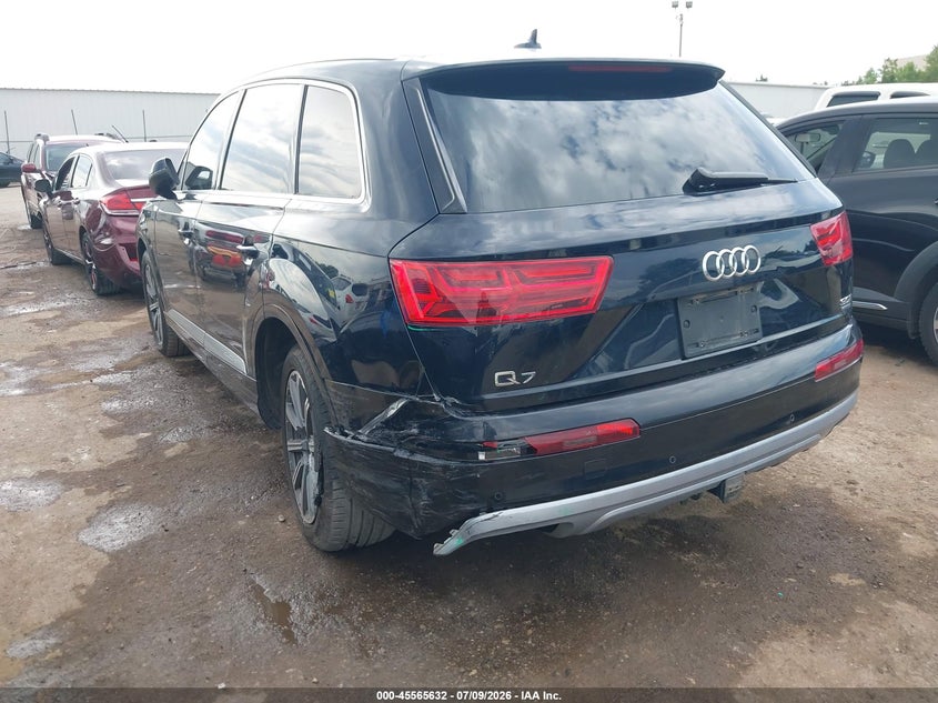 Vin: wa1vaaf71jd010537, lot: 46063961, audi q7 3.0t premium 20183