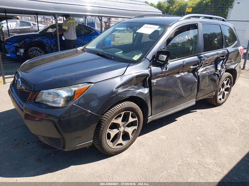 2016 Subaru Forester 2.0Xt Premium, Левый бок, IAAI, VIN JF2SJGDC6GH467312 — фото 2