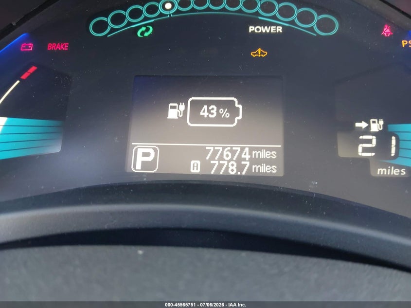 2017 Nissan Leaf S VIN: 1N4BZ0CP9HC303236 Lot: 45565751