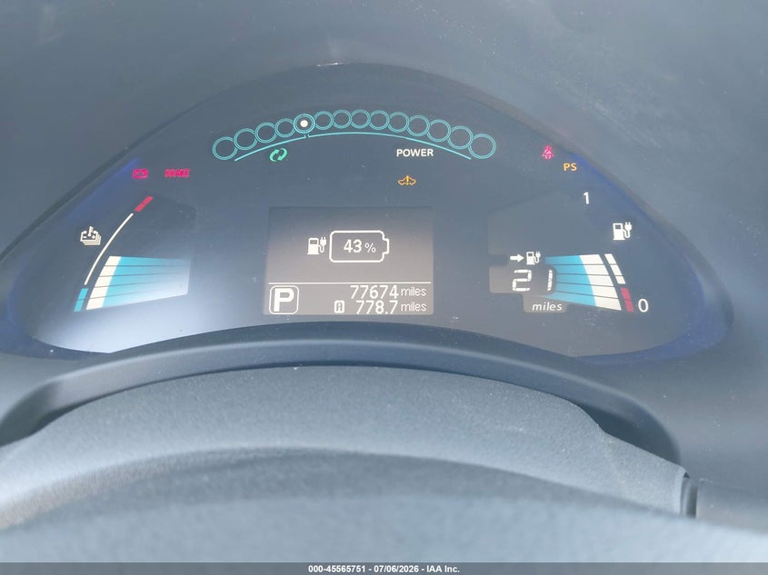 2017 Nissan Leaf S VIN: 1N4BZ0CP9HC303236 Lot: 45565751