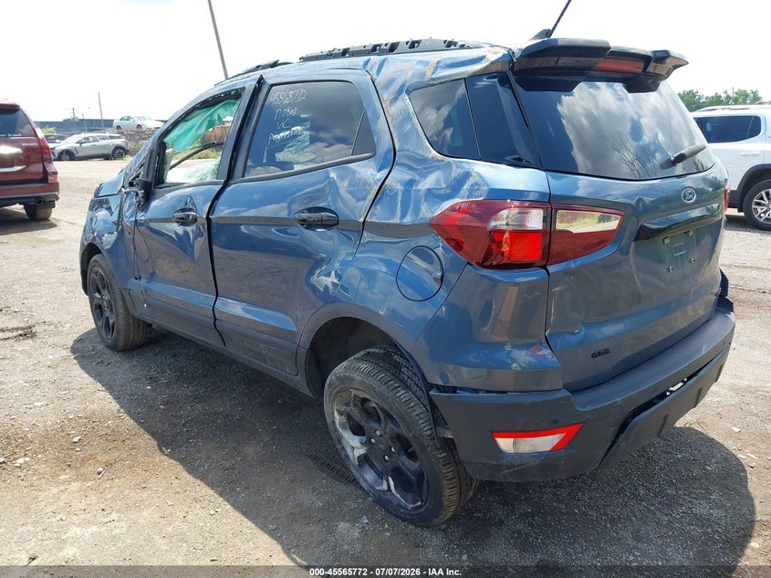 FORD ECOSPORT 2022 VIN MAJ6S3JL7NC463019