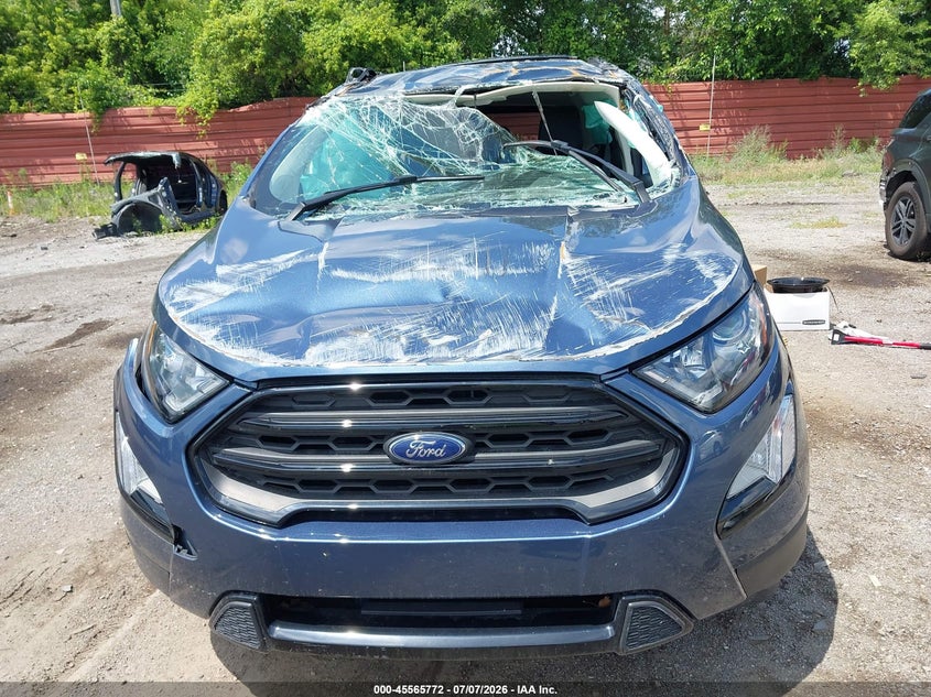 FORD ECOSPORT 2022 VIN MAJ6S3JL7NC463019