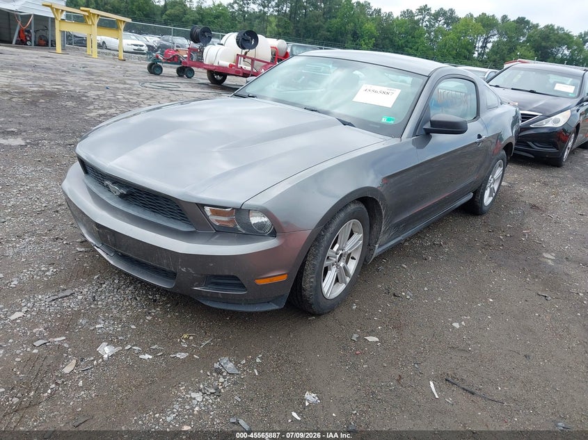 2010 Ford Mustang V6/V6 Premium, Rear, IAAI, VIN 1ZVBP8AN3A5129039 — photo 2
