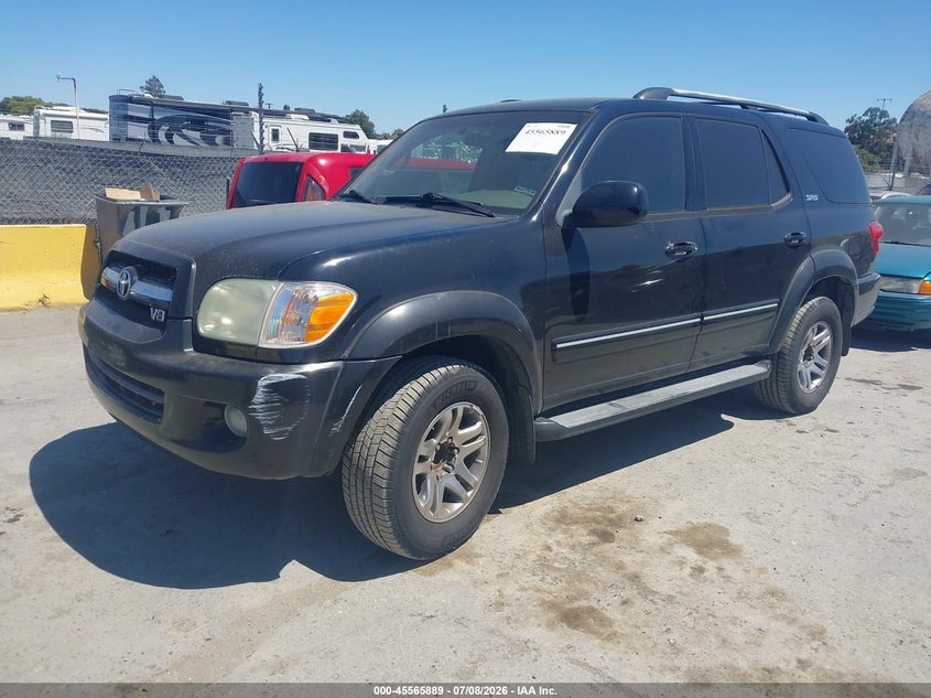 2006 Toyota Sequoia, Звичайний знос, IAAI, VIN 5TDZT34A26S283820 — фото 2