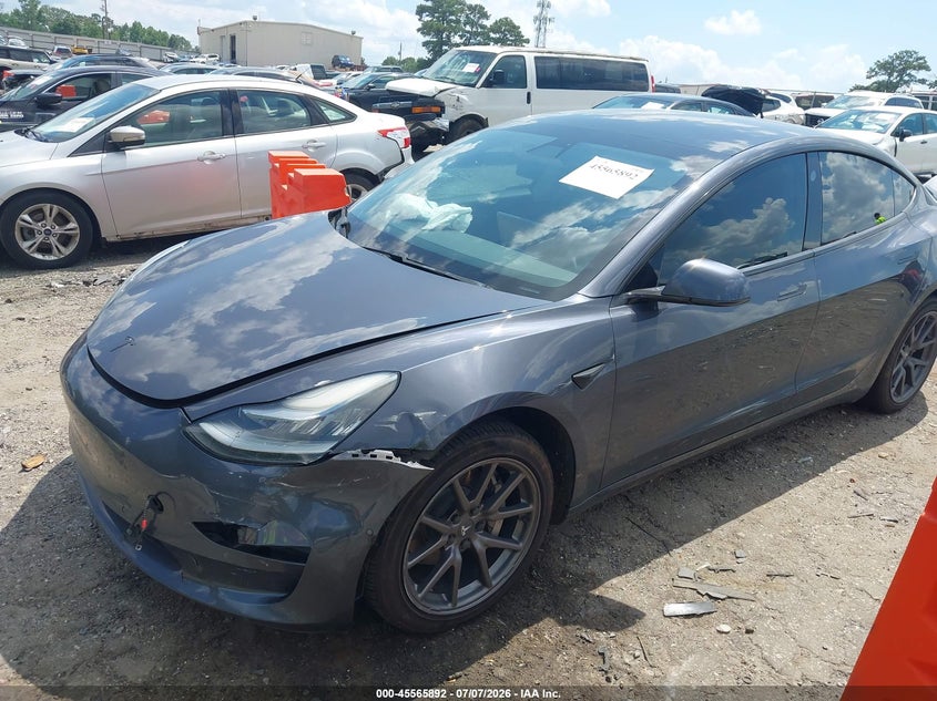 2019 Tesla Model 3, Front End, IAAI, VIN 5YJ3E1EA4KF306807 — photo 2
