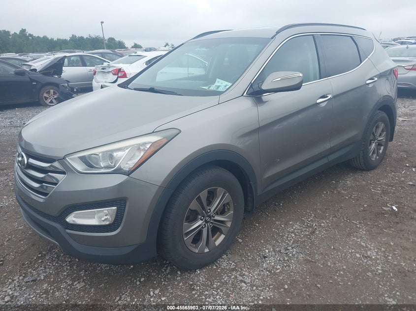 2015 Hyundai Santa Fe Sport 2.4L, Right Side, IAAI, VIN 5XYZUDLB1FG290946 — photo 2