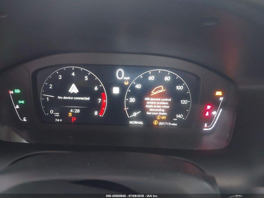 2025 Acura Adx VIN: 3HDSA1H37SM709906 Lot: 45565946