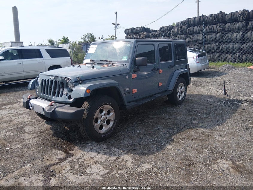 2015 Jeep Wrangler, Front End, IAAI, VIN 1C4HJWEG9FL526448 — photo 2