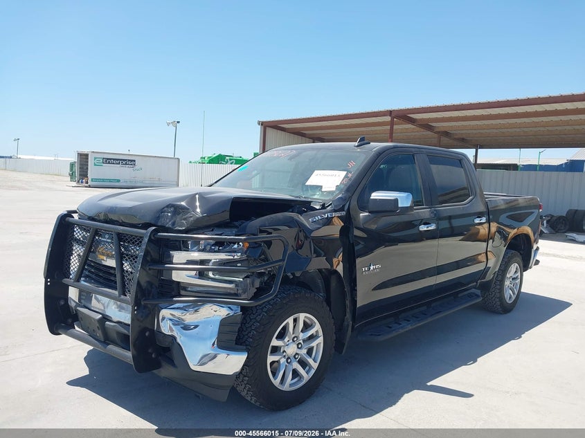 2021 Chevrolet Silverado, Front End, IAAI, VIN 3GCPWCED4MG110805 — photo 2