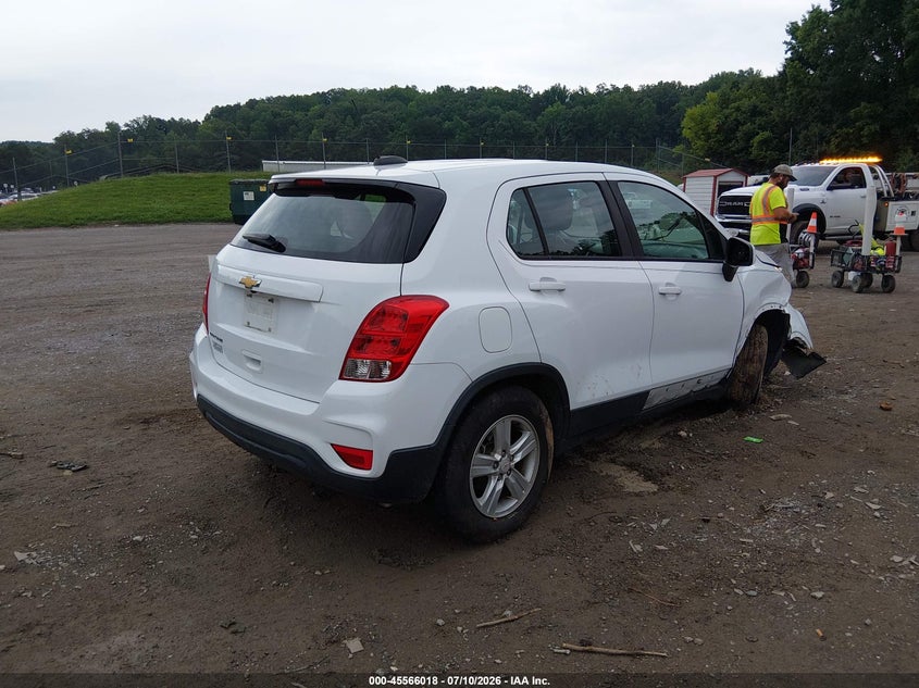 Vin: kl7cjnsb6hb228958, lot: 46064347, chevrolet trax ls 20174