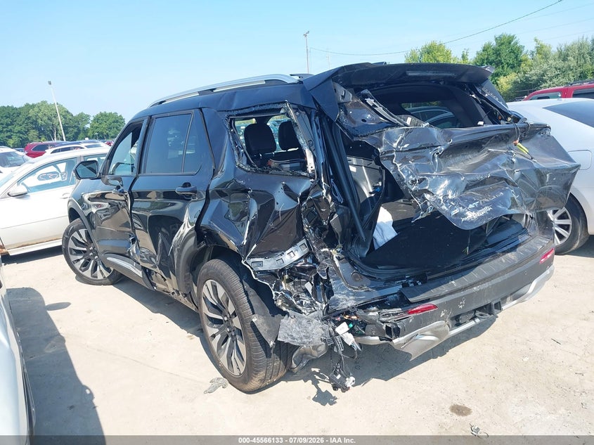 Vin: 1fmuk8hh9tgb87587, lot: 46064462, ford explorer platinum 20263