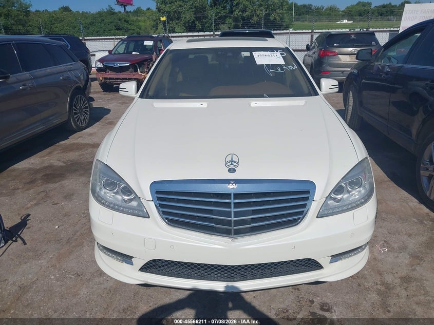 2011 Mercedes-Benz S 550 VIN: WDDNG7BB3BA396615 Lot: 45566211