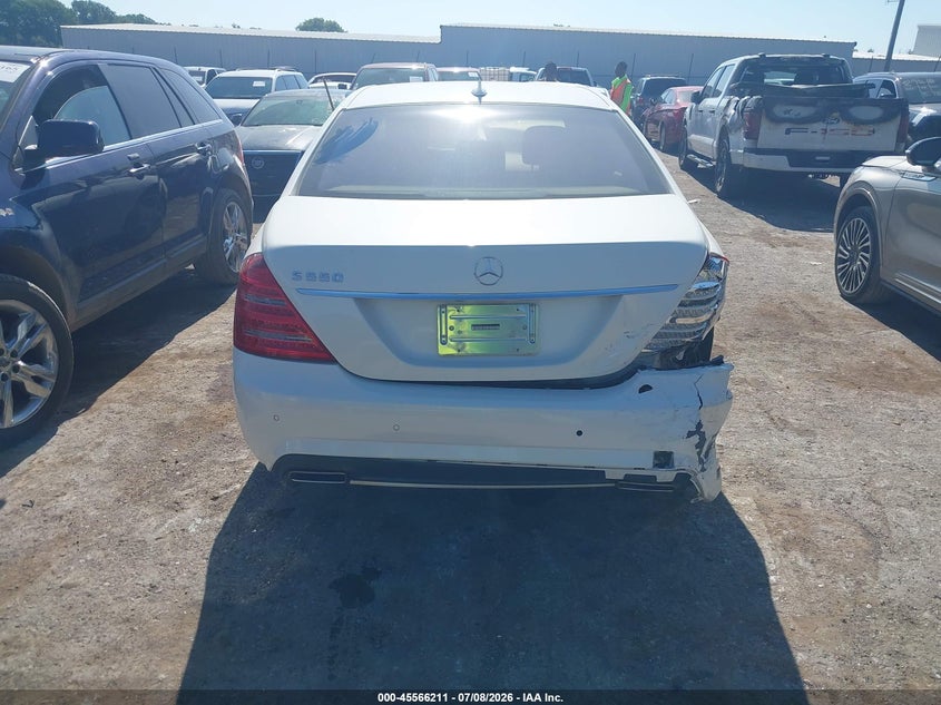 2011 Mercedes-Benz S 550 VIN: WDDNG7BB3BA396615 Lot: 45566211